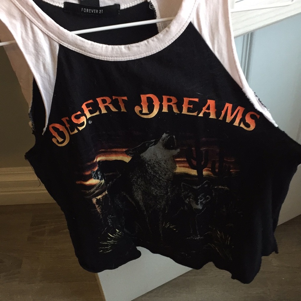 Desert dream wolf tank top